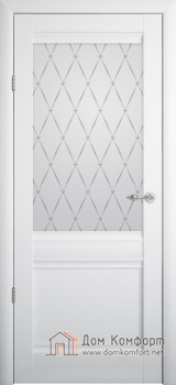 Рим белый стекло мателюкс